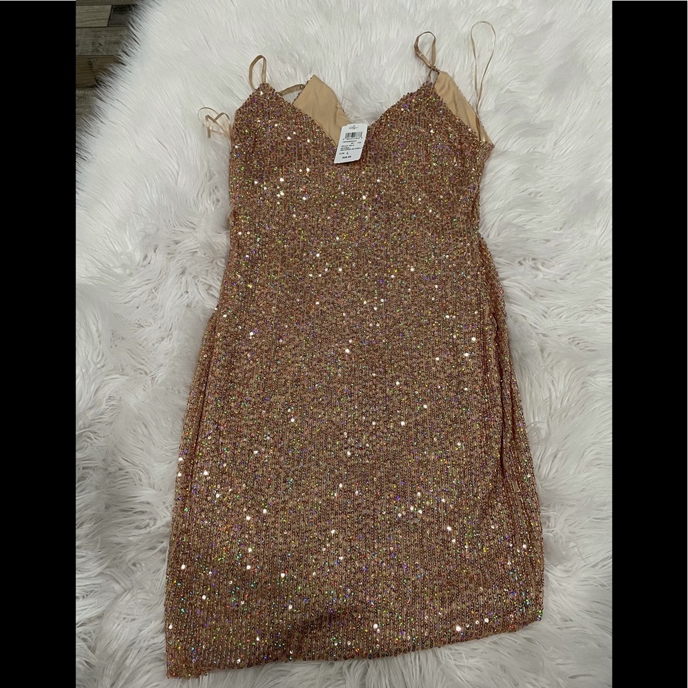 Windsor Shine Goals Mini Sequin Dress